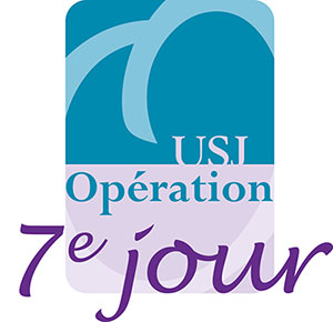 Runner on a track at sunrise